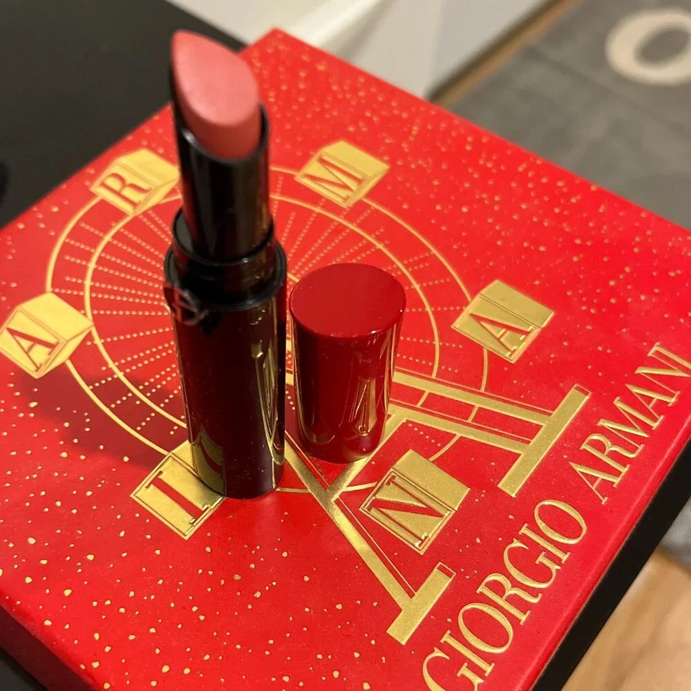 Giorgio Armani Lip Power Long Lasting Lipstick in Shade 108, Brand New